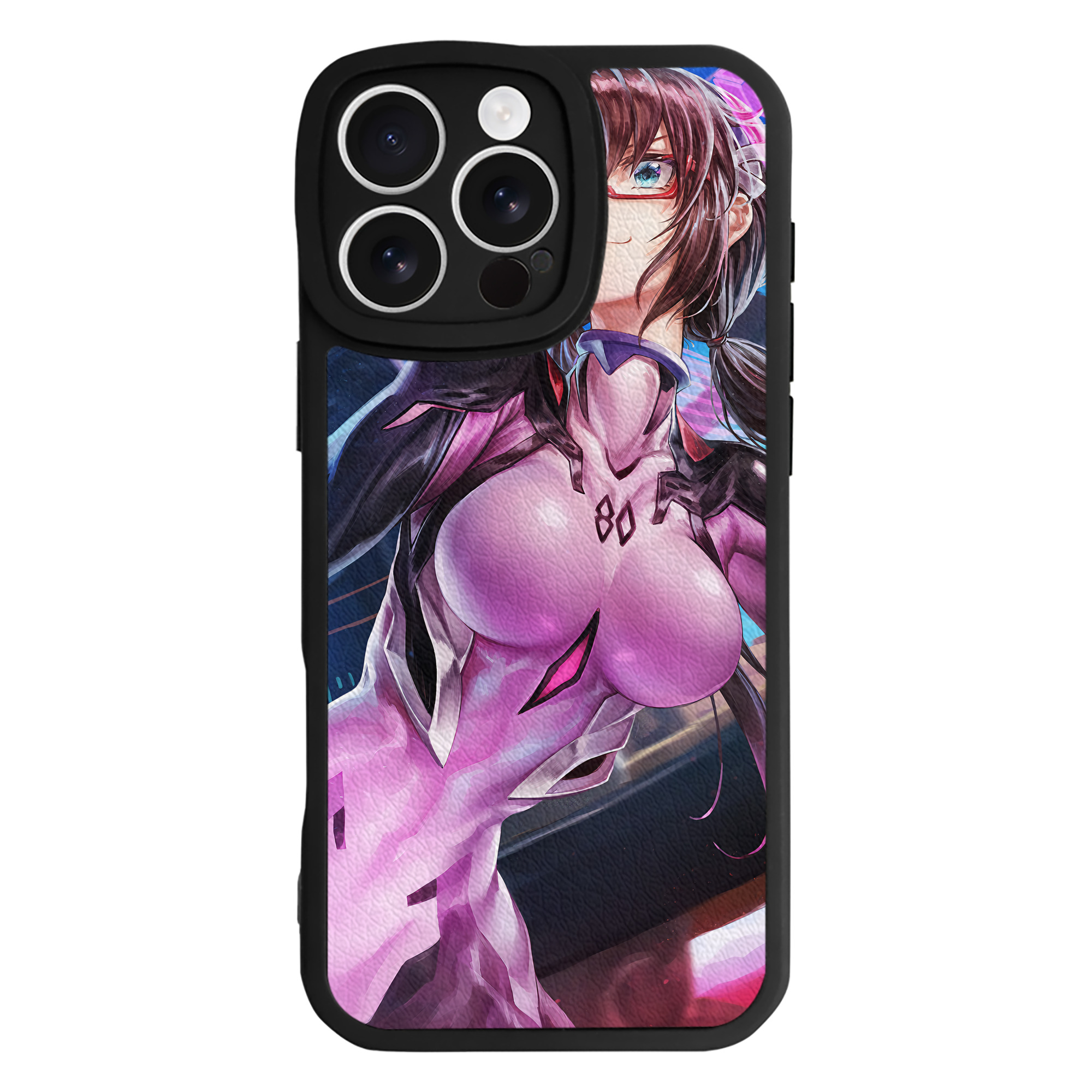（画像用） EVA 新世紀エヴァンゲリオン 【iPhone 16シリーズ対応】シリコンスマホケース（レザー調） 材質：シリコン